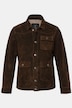Veste en cuir JP 1880, cuir suédé, col chemise - jusqu'au 7 XL