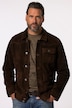 Veste en cuir JP 1880, cuir suédé, col chemise - jusqu'au 7 XL
