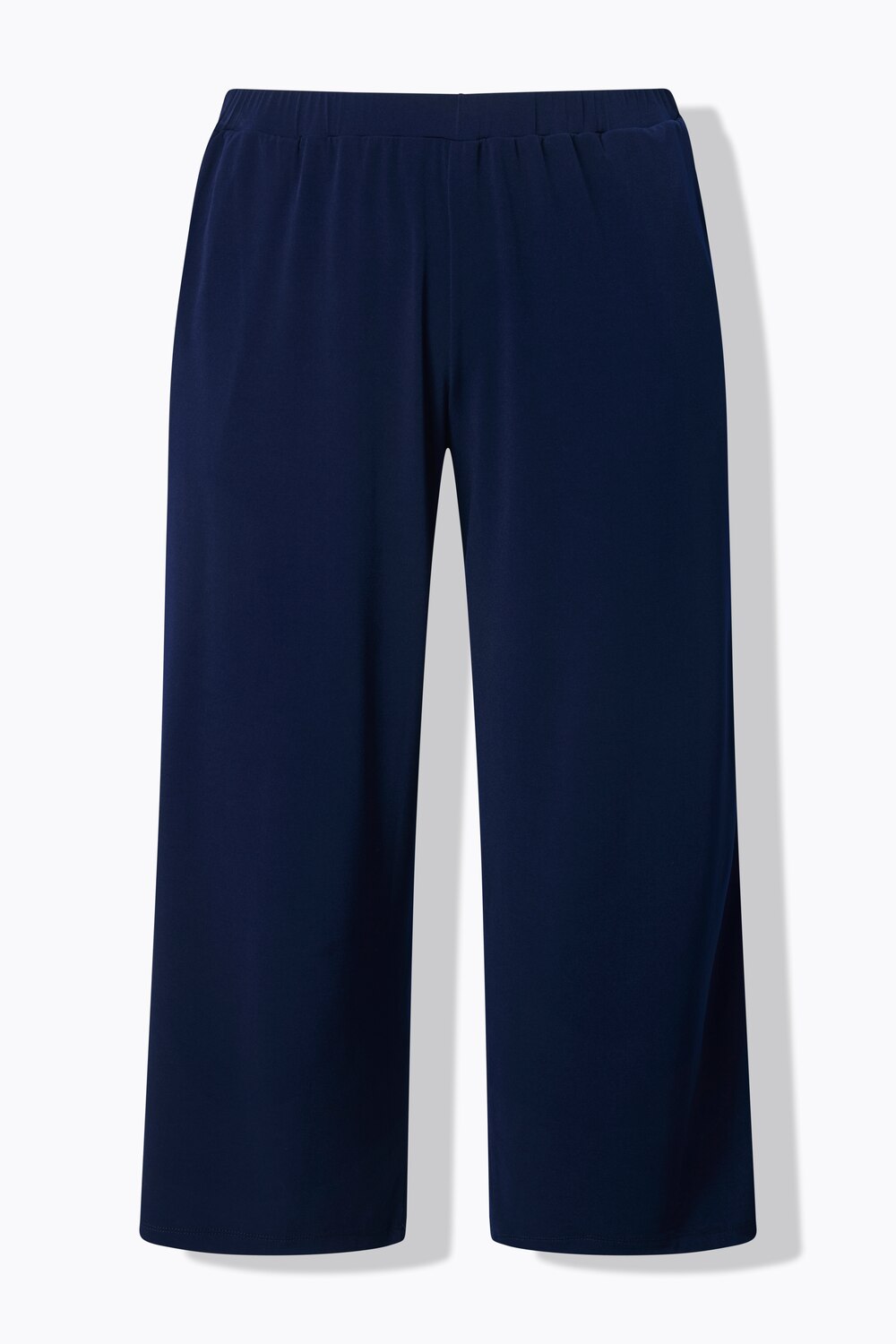 Stora storlekar 7/8-jerseybyxa, Dam, blå, storlek: 66/68, Polyester, Ulla Popken