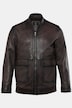 Veste en cuir JP 1880, cuir nappa d'agneau, col esprit blouson Teddy -jusqu'au 7 XL