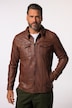 JP 1880 skinnjakke, lær, lammenappa, skjortekrage, opptil 7 XL