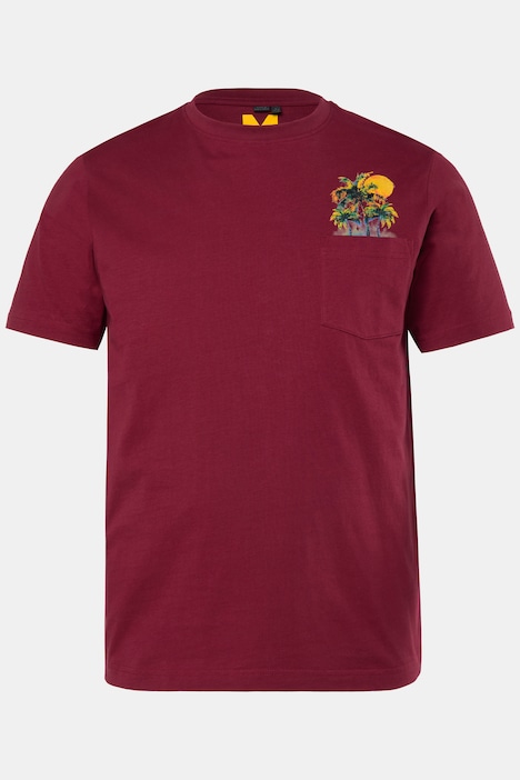 T-shirt, rękaw 1/2, nadruk, okrągły dekolt, w rozm. do 8XL