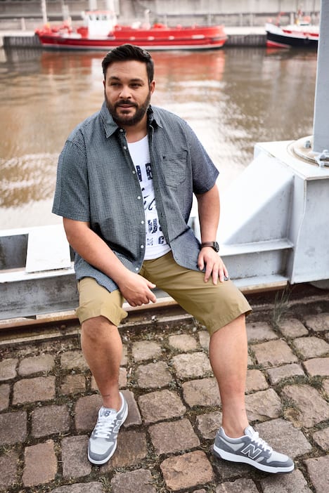 Men+ Tanktop, Print, Rundhals, bis 8 XL