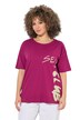 Tričko, nápis, oversize, kulatý výstřih, krátké rukávy