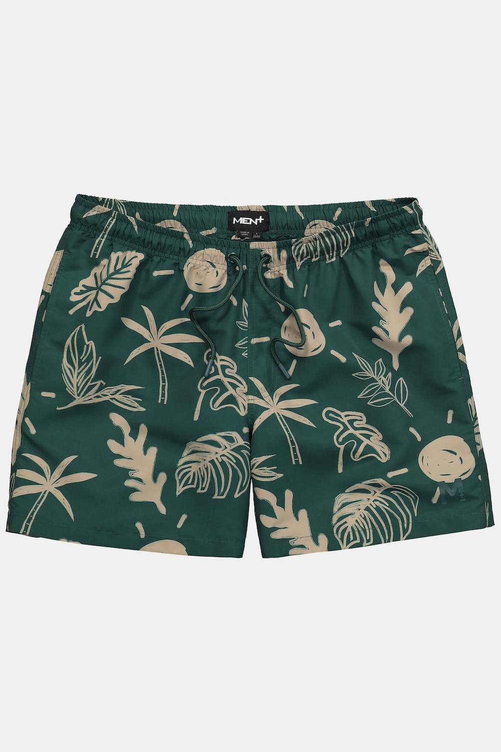 Stora storlekar Badbyxa, Her, turkos, storlek: 4XL, Polyester, Men Plus