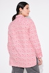 Skjortebluse, boxy facon, hjerte-print