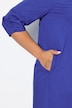 Midikleid, Papertouch, A-Linie, Stehkragen, 3/4-Arm