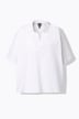 Blouse, oogjesborduursel, oversized, overhemdkraag, halve mouw