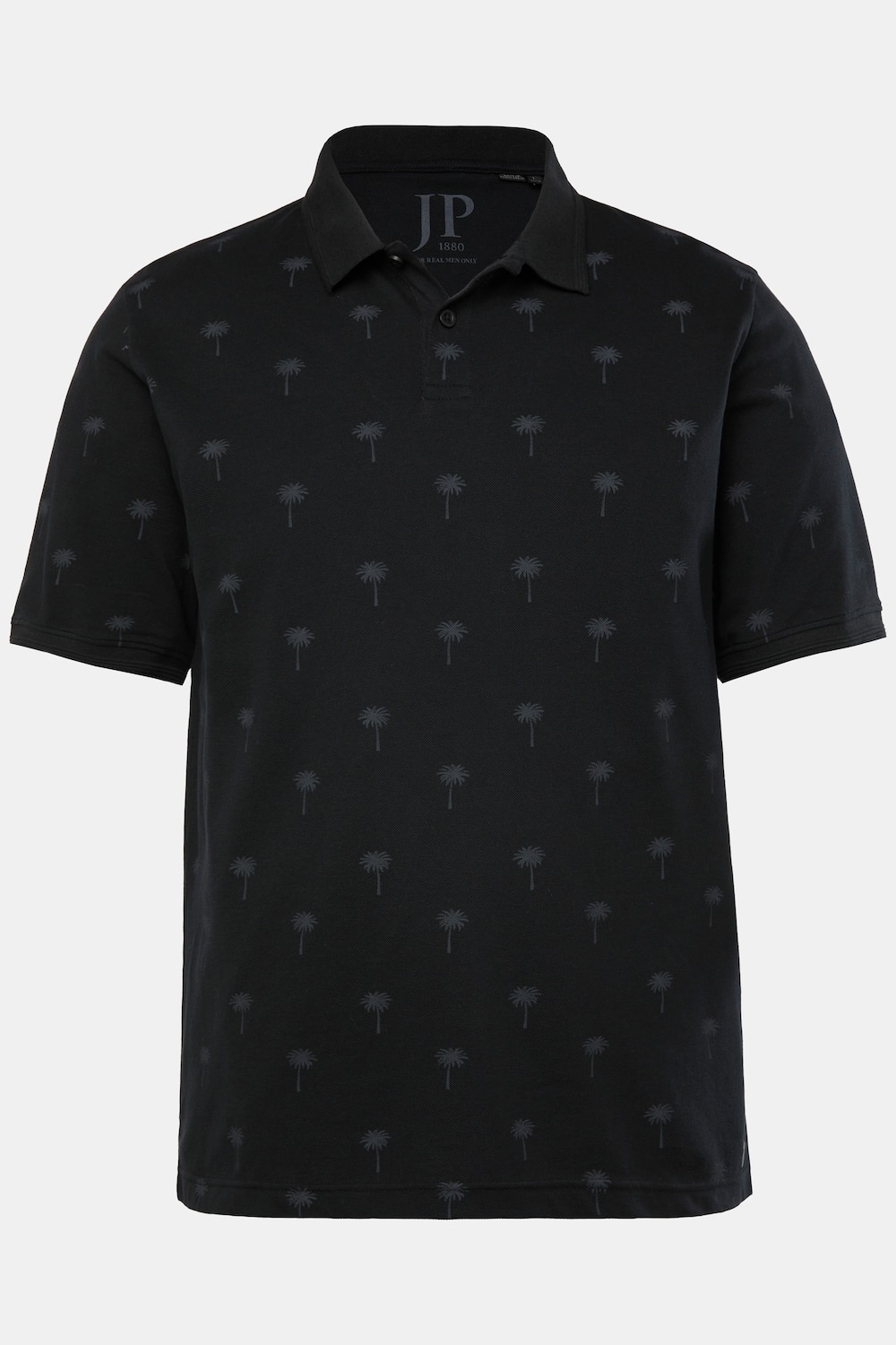Polo JP 1880 à manches courtes, tissu piqué dans un imprimé all-over - jusqu'au 8&nbsp