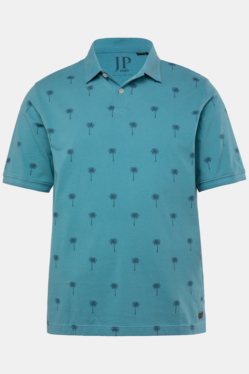 JP 1880 Poloshirt, Halbarm, Piqué, Alloverdruck, bis 8 XL