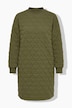 Heart Quilted Long Sleeve Sweatshirt Dress