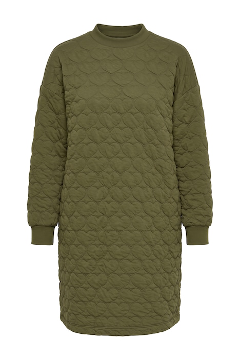Teplákové mini šaty, oversize, vyšívání HEART
