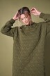 Sweat-Minikleid, oversized, HEART-Stepp