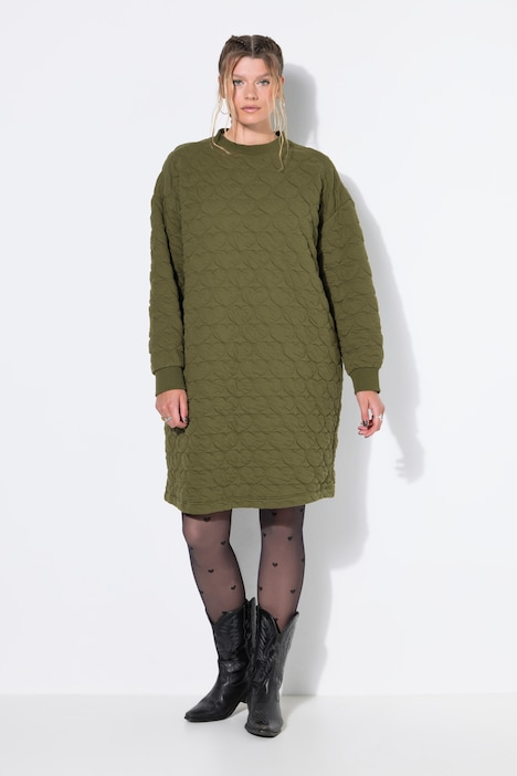 Sweat-Minikleid, oversized, HEART-Stepp