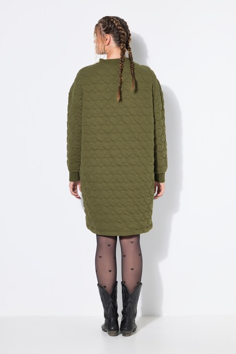 Sweat-Minikleid, oversized, HEART-Stepp