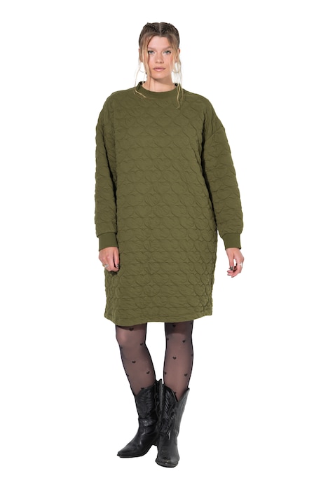 Teplákové mini šaty, oversize, vyšívání HEART
