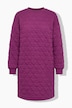 Heart Quilted Long Sleeve Sweatshirt Dress
