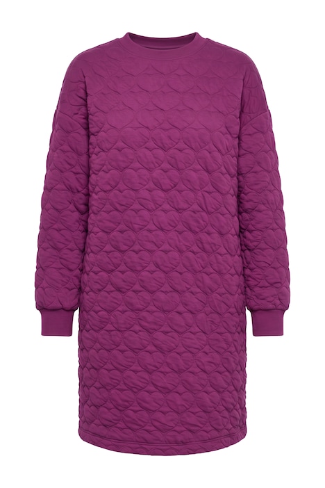 Teplákové mini šaty, oversize, vyšívání HEART