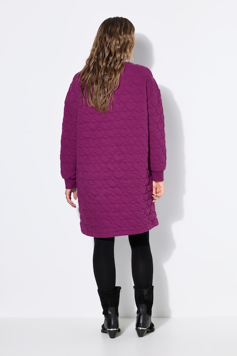 Sweat-Minikleid, oversized, HEART-Stepp