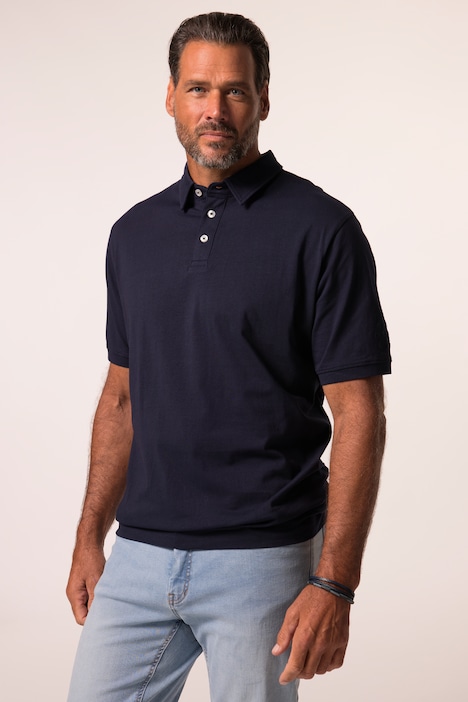 Polo JP 1880, ajuste por debajo del abdomen, media manga, bordado en el pecho, XXL hasta 8 XL