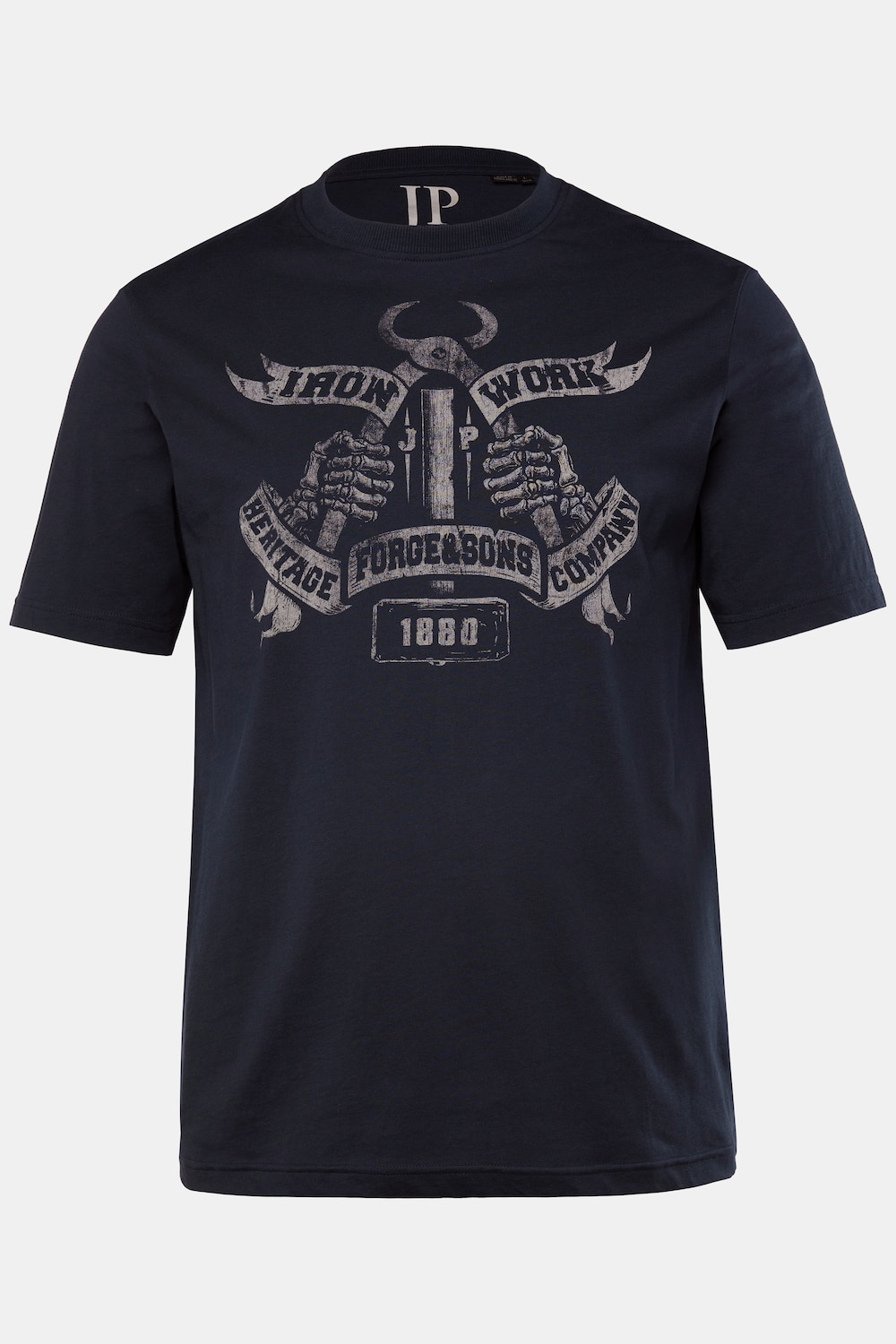 JP1880 T-Shirt, Halbarm, Workwear, Brustprint, bis 8 XL