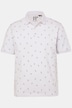 Polo JP 1880 à manches courtes, tissu piqué dans un imprimé all-over - jusqu'au 8 