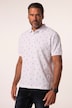 Polo JP 1880 à manches courtes, tissu piqué dans un imprimé all-over - jusqu'au 8 