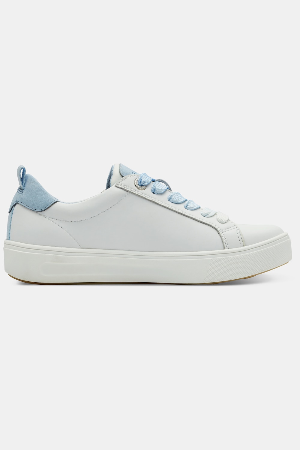 Stora storlekar Tamaris Comfort Skinnsneakers med dragkedja, Dam, vit, storlek: 38, Annat/Läder/Syntetfibrer, Ulla Popken