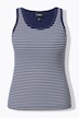 BH-Top, Streifen, Rundhals, ärmellos, eingearbeiteter BH