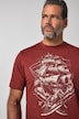 T-Shirts, 2er-Pack, Halbarm, Brustprint, bis 8XL