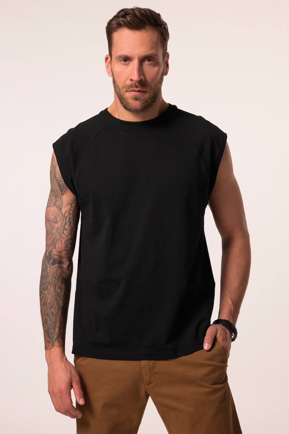 JP1880 tanktop, print op achterkant, tot 8 XL