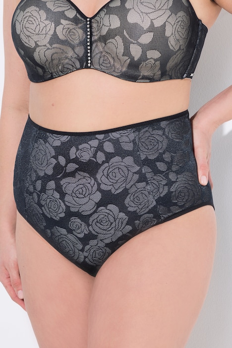 Rose Print Microfiber Panty