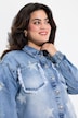 Denimjakke, stjerner, glitrende similisten