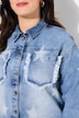 Denimjakke, stjerner, glitrende similisten