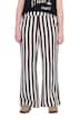 Kalhoty, široké nohavice, mušelín, pruhy, elastický pas