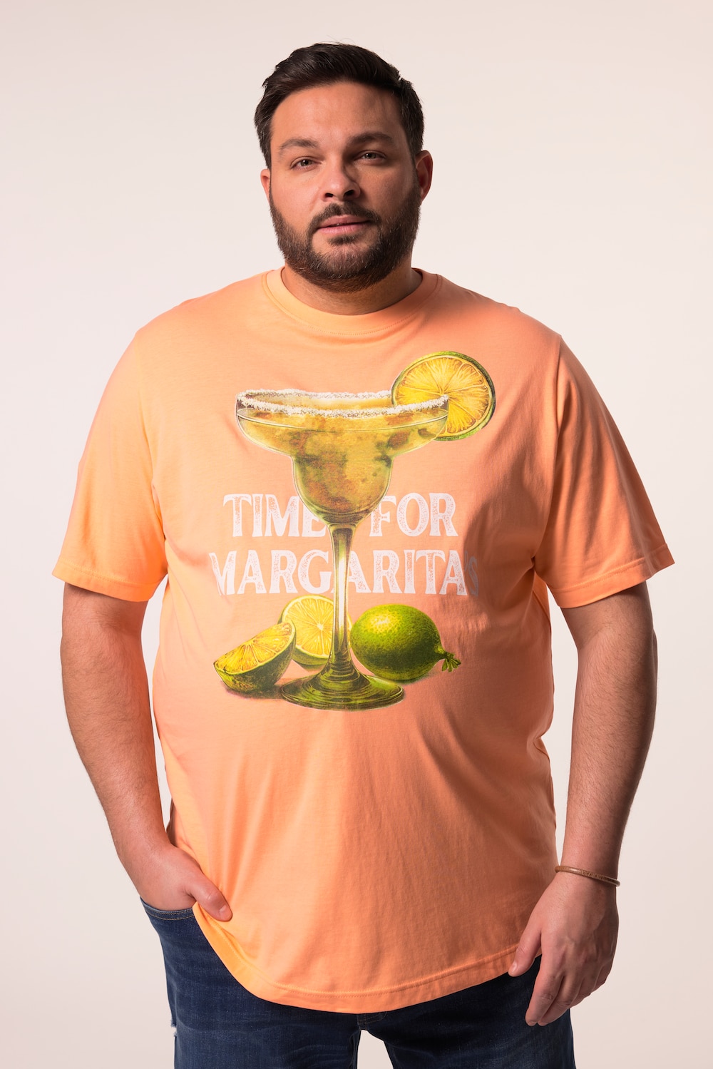 Men+ T-Shirt, Halbarm, Print, Rundhals, bis 8 XL