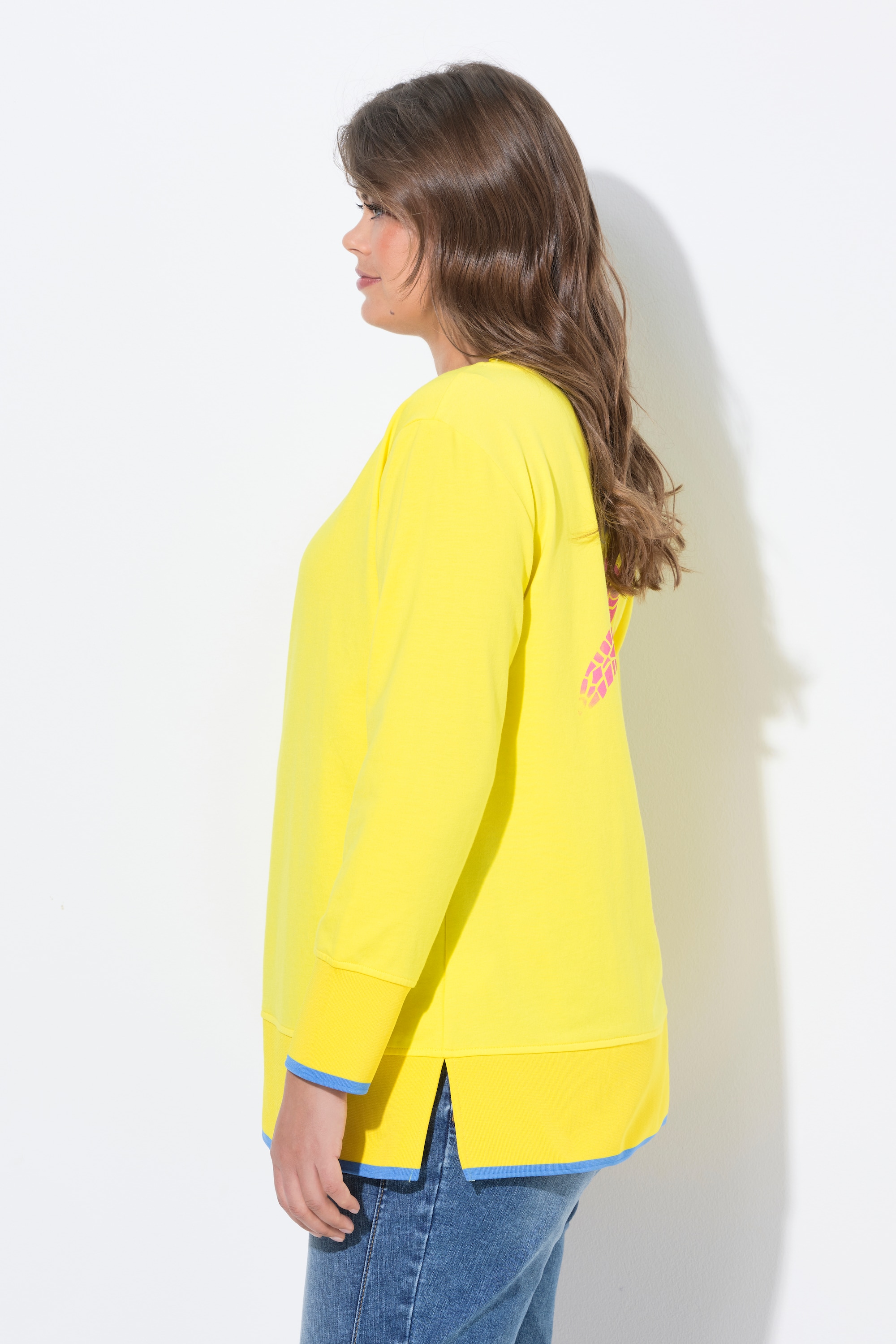 Laurasøn Damen Sweatshirt Langarm Rundhalsausschnitt OEKO TEX 838349
