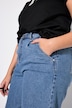 Ballon-jeans, wijd model, 5-pocket, elastische tailleband