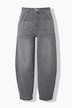 Ballon-Jeans, bred form, elastisk linning