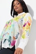 Blouse, bloemen, A-lijn, overhemdkraag, lange mouw