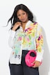 Blouse, bloemen, A-lijn, overhemdkraag, lange mouw