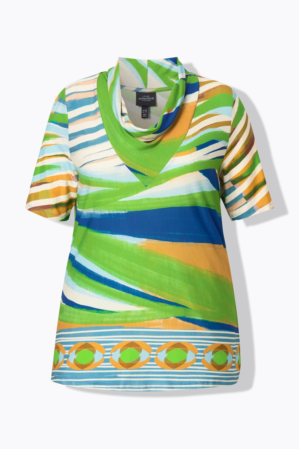 Stora storlekar T-shirt, Dam, lila, storlek: 50/52, Viskos, Ulla Popken