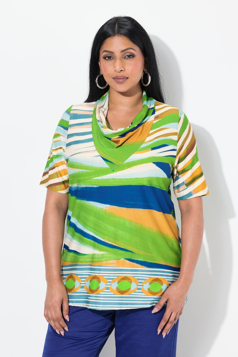 Große Größen T-Shirt, Damen, lila, Größe: 46/48, Viskose, Ulla Popken