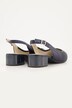Caprice Leder-Slingpumps, perforiert, Weite H