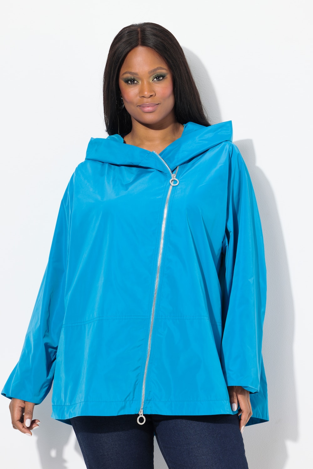 Große Größen HYPRAR Jacke, Damen, türkis, Größe: 54/56, Polyester, Ulla Popken