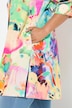 Longbluse, Lyocell, A-Linie, Hemdkragen, 3/4-Arm