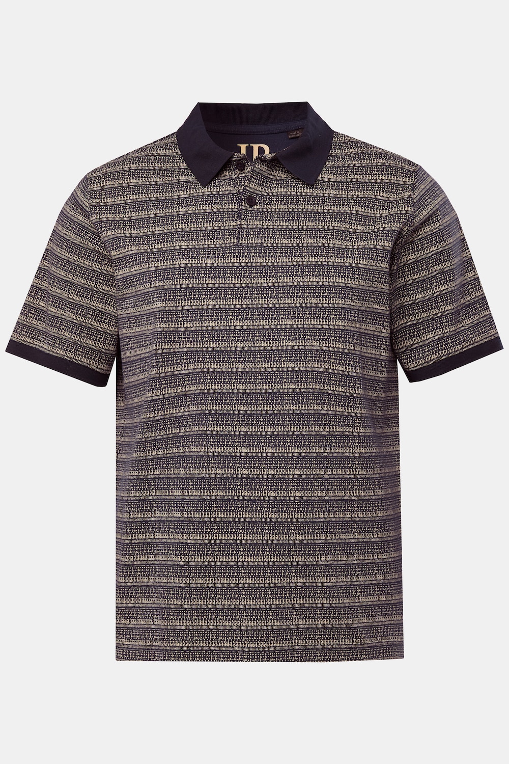 JP1880 Poloshirt, Halbarm, Piqué, Alloverprint, bis 8 XL