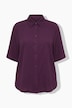 Blouse, structuur, overhemdkraag, korte mouw