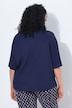Blouse, structuur, overhemdkraag, korte mouw