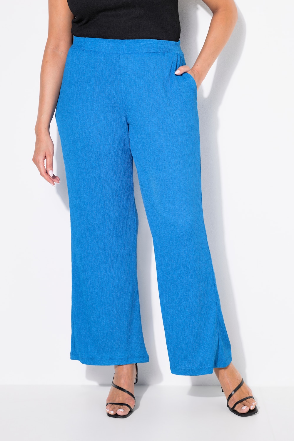 Thumbnail - Große Größen Hose, Damen, blau, Größe: 54/56, Polyester, Ulla Popken